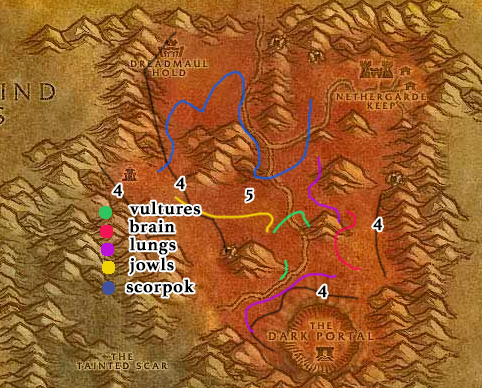 Wow Classic 50 60 Horde Leveling Guide Mmo Gs